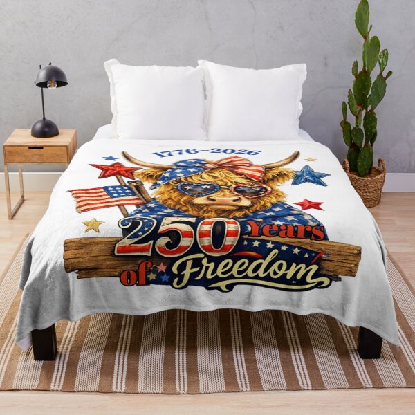 Item preview, SASSY PATRIOTIC COW designed and sold by Embers & Incense Co..