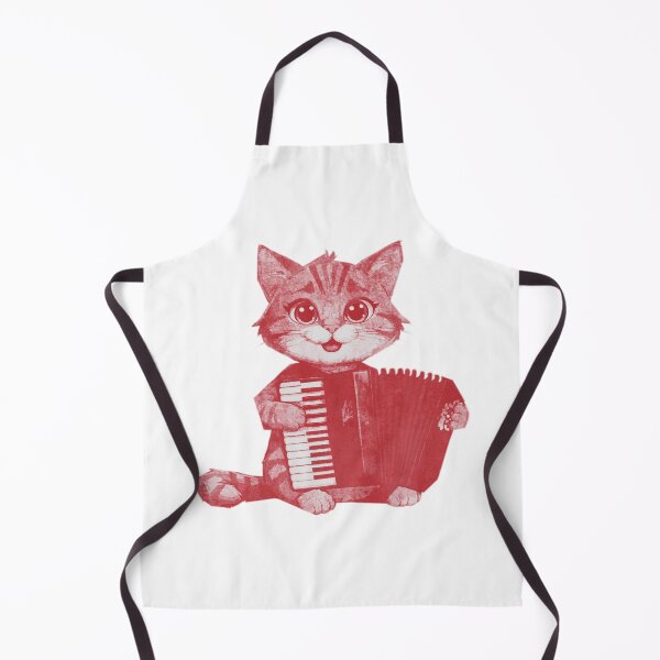 Item preview, Cute cat plays accordion designed and sold by kinpirks.