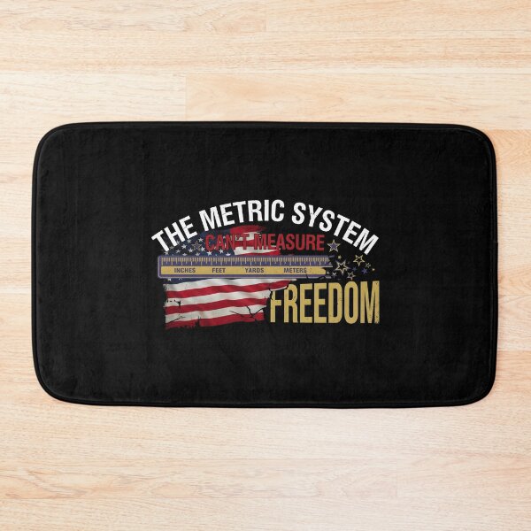 Item preview, The Metric System Can't Measure Freedom Funny 4th of July American Flag Patriotic designed and sold by Redgiant87x.