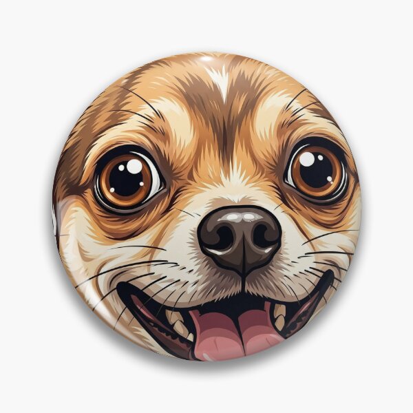 Item preview, Funny Overexcited Chihuahua Face T-Shirt Crazy Dog Meme Pet Lover Gift designed and sold by MERAKISL.