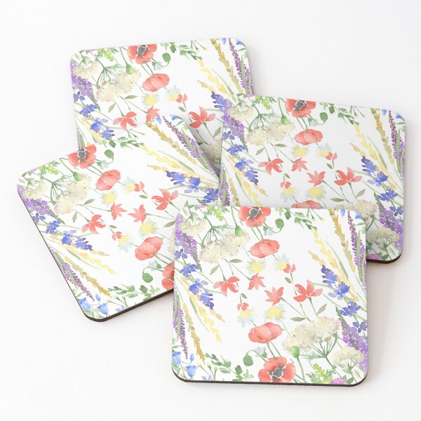 Item preview, Vintage Wildflower Field  designed and sold by UllassaStore.