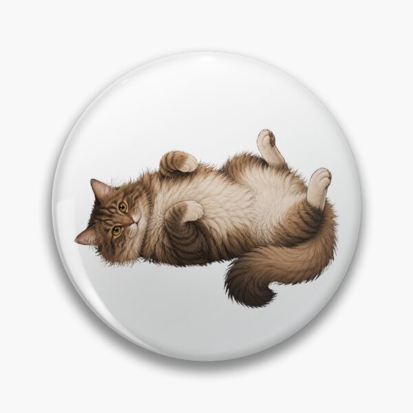 Item preview, Golden Tabby Cat Belly Up designed and sold by RealEqEdit.