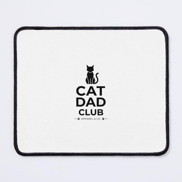 Item preview, Cat Dad Club Minimalist Typography Graphic designed and sold by UrbanVoid Studio.