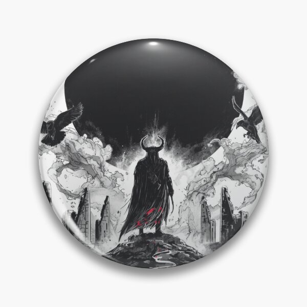 Item preview, Dark Eclipse Wanderer Gothic Fantasy Raven Moon Art designed and sold by Vvmd.