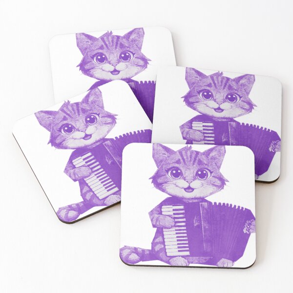Item preview, Cute cat plays accordion designed and sold by kinpirks.