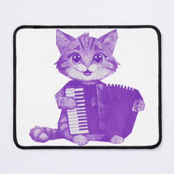 Item preview, Cute cat plays accordion designed and sold by kinpirks.