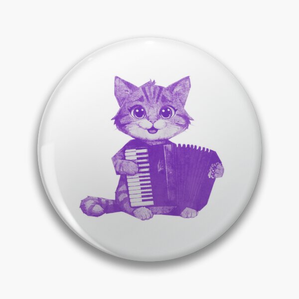Item preview, Cute cat plays accordion designed and sold by kinpirks.
