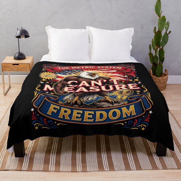 Item preview, The Metric System Can't Measure Freedom Funny 4th of July Patriotic Humor for Americans designed and sold by Redgiant87x.