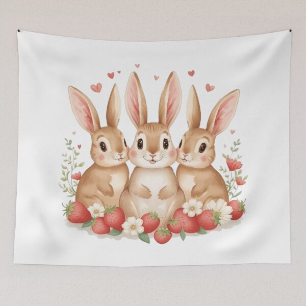 Item preview, Berry Bunny Club Kawaii Sticker designed and sold by Stylestickers55.