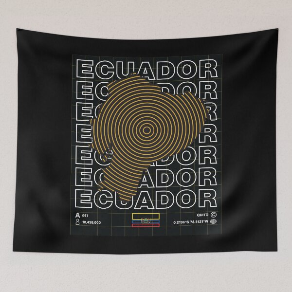 Item preview, Ecuador Minimal Map designed and sold by Atlas-Array.