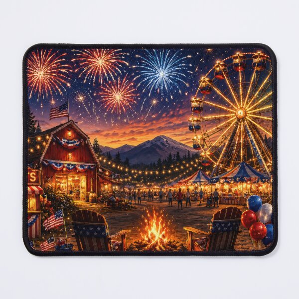 Item preview, 4th of July Fairground designed and sold by jgvisualarts.