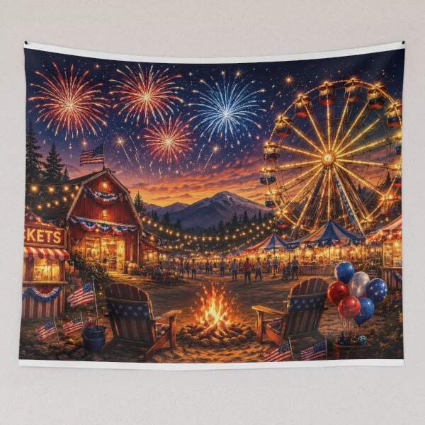 Item preview, 4th of July Fairground designed and sold by jgvisualarts.