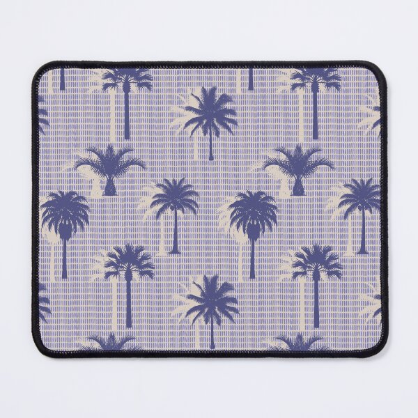 Item preview, Retro Indigo Tropical Palms Seamless Pattern designed and sold by MammothArt.