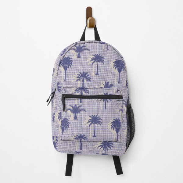 Item preview, Retro Indigo Tropical Palms Seamless Pattern designed and sold by MammothArt.