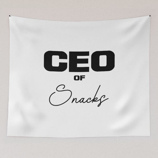Item preview, CEO of Snacks, Unique designed and sold by villacreativa.