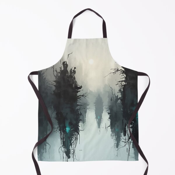 Item preview, Ink Wash Floating Mangrove Alien Sky Landscape designed and sold by Luminous Wilds.