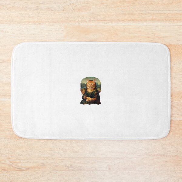 Item preview, Mona Lisa Orange Cat Fine Art Parody designed and sold by UrbanVoid Studio.