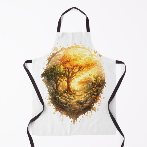 Item preview, Enchanted Golden Forest Orb designed and sold by NatureHarmony16.