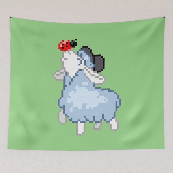 Item preview, Tiny Llama with Ladybug designed and sold by LlamaTrinkets.