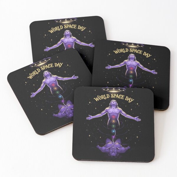 Item preview, World Space Day — Leave The Body Behind Astral Projection Chakra UFO T-Shirt V1 designed and sold by DarylWelsh2024.
