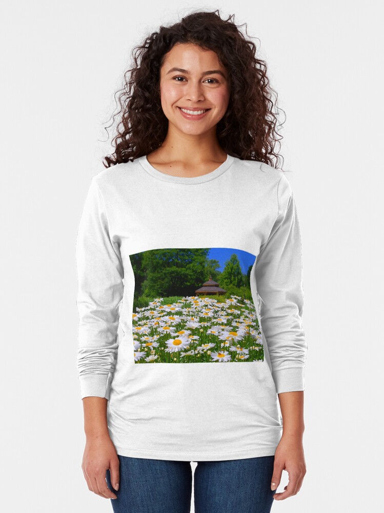 Alternate view of Pushing Up Daisies Long Sleeve T-Shirt