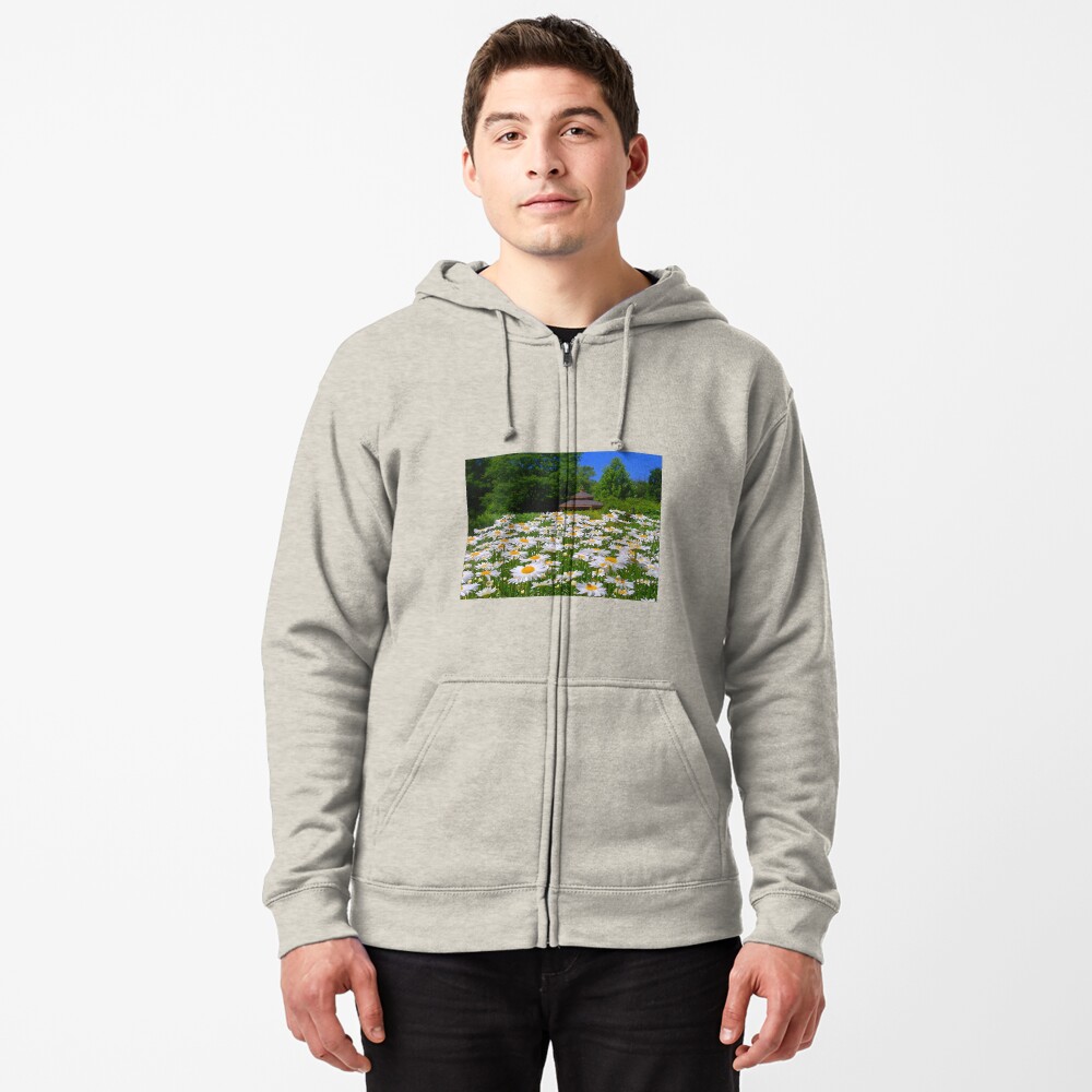 Pushing Up Daisies Zipped Hoodie