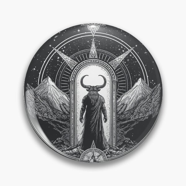 Item preview, The Celestial Gatekeeper – Dark Fantasy Cosmic Portal Art designed and sold by Vvmd.