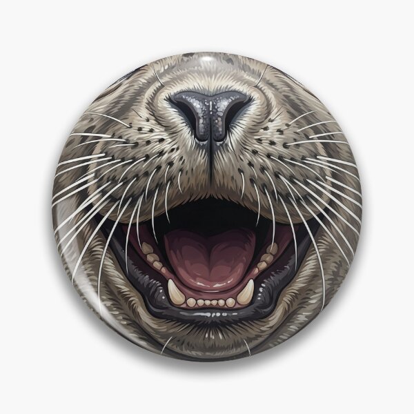 Item preview, Funny Laughing Seal Face T-Shirt Cute Ocean Mammal Meme Animal Art designed and sold by MERAKISL.