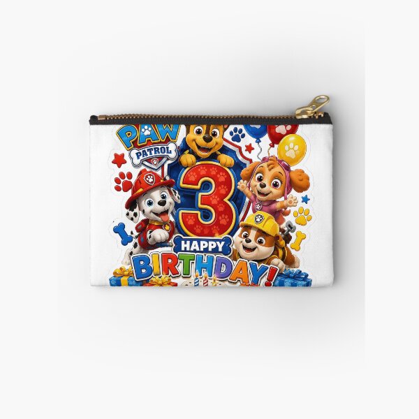Item preview, Paw Patrol 3rd Birthday Sticker | Cute Kids Birthday Party Design designed and sold by NorthernDk_art .