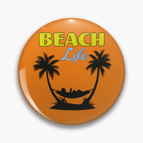 Item preview, Beach Life | Hammock Silhouette | Tropical Sunset Vibes designed and sold by MammothArt.