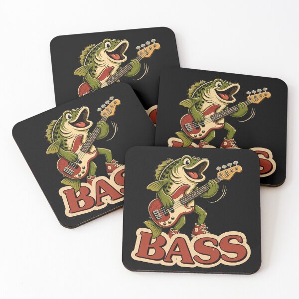 Artikelvorschau, Bassgitarrenfisch – Lustiges Design für Bassisten entworfen und verkauft von KennyTheBartender.
