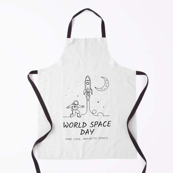 Item preview, World Space Day — One Line Infinite Space Minimalist Astronaut Rocket T-Shirt V1 designed and sold by DarylWelsh2024.