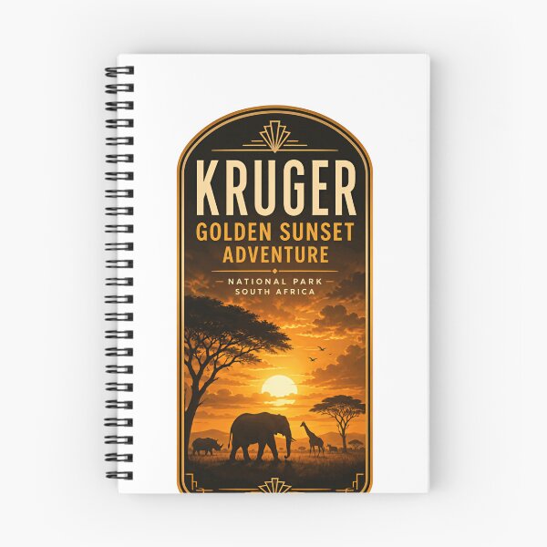Item preview, Kruger Golden Sunset Adventure South Africa National Park Safari Traveler designed and sold by Simsimah26Parks.