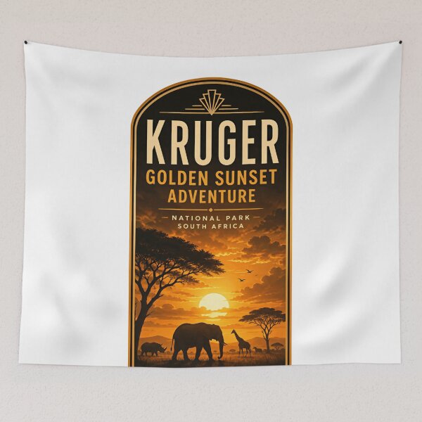 Item preview, Kruger Golden Sunset Adventure South Africa National Park Safari Traveler designed and sold by Simsimah26Parks.