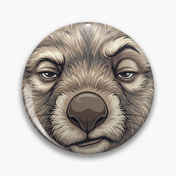 Item preview, Funny Unimpressed Wombat Face T-Shirt Cute Australian Animal Meme Gift designed and sold by MERAKISL.