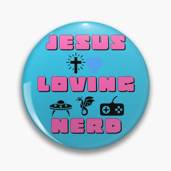 Aperçu de l'œuvre Nerd amoureux de Jésus créée et vendue par Cosplay4Christ.