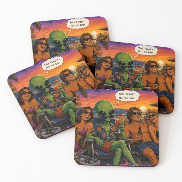 Item preview, Alien at the beach designed and sold by Zimmonz World of Nightmares.