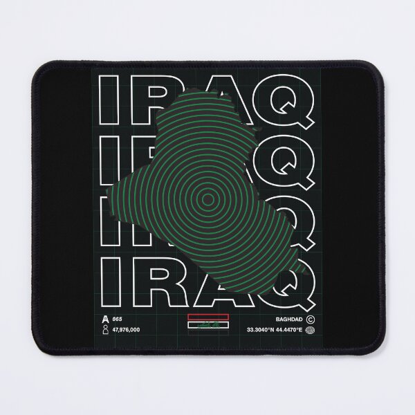 Item preview, Iraq Minimal Map designed and sold by Atlas-Array.