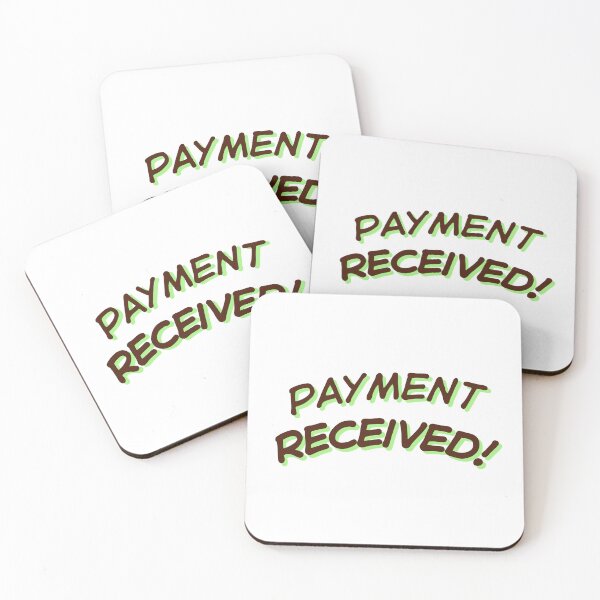 Item preview, Payment received designed and sold by ArtistTejal.