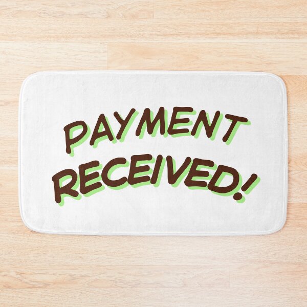 Item preview, Payment received designed and sold by ArtistTejal.
