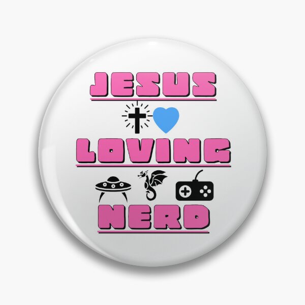 Aperçu de l'œuvre Nerd amoureux de Jésus 2 créée et vendue par Cosplay4Christ.
