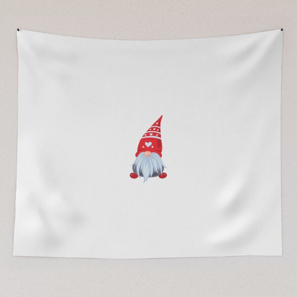 Item preview, Cute Red Hat Gnome Valentine Illustration designed and sold by DailyDoodlesBySumbul.