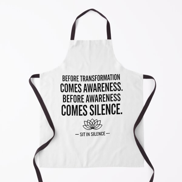 Item preview, Before Transformation Comes Awareness Before Awareness Comes Silence | Minimalist Quote designed and sold by SitInSilence24.