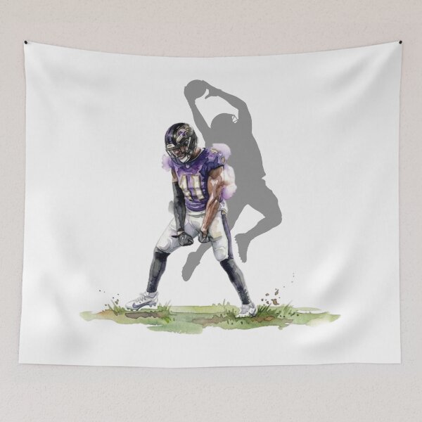 Item preview, Baltimore Football Player Number 41 Game Face designed and sold by cucuzeus.