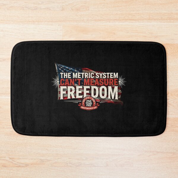 Item preview, The Metric System Can't Measure Freedom Funny 4th of July Retro American Flag designed and sold by Redgiant87x.