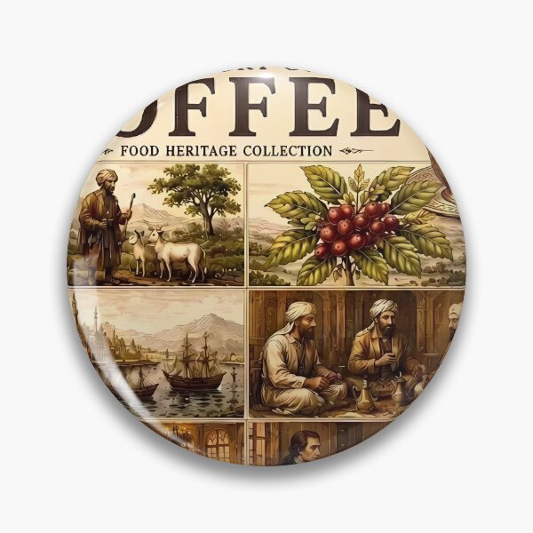 Item preview, The History of Coffee Infographic Poster designed and sold by Easternpantry.