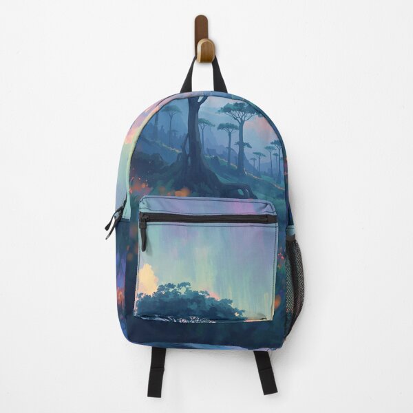 Item preview, Impressionist Skyroot Alien Fantasy Valley Landscape designed and sold by Luminous Wilds.