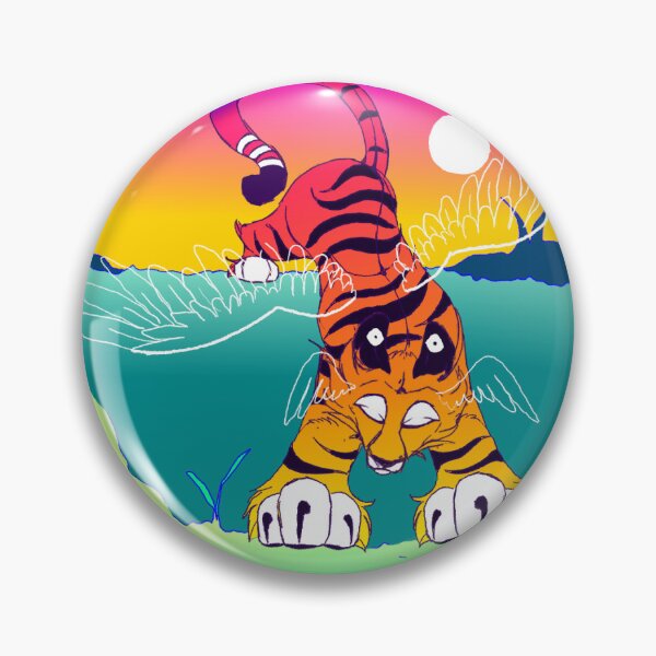 Item preview, neon tiger designed and sold by harmunee.