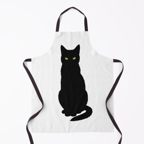 Item preview, Black Cat with Glowing Eyes designed and sold by INVITOARTE.