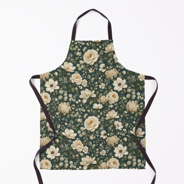 Item preview, Vintage Dark Floral Phone Case for Mom | Elegant Forest Green Botanical Journal for Teachers | Romantic Cream Rose Blanket for Grandma | Dark Academia Flower Tote Bag for Students designed and sold by VivaFy.